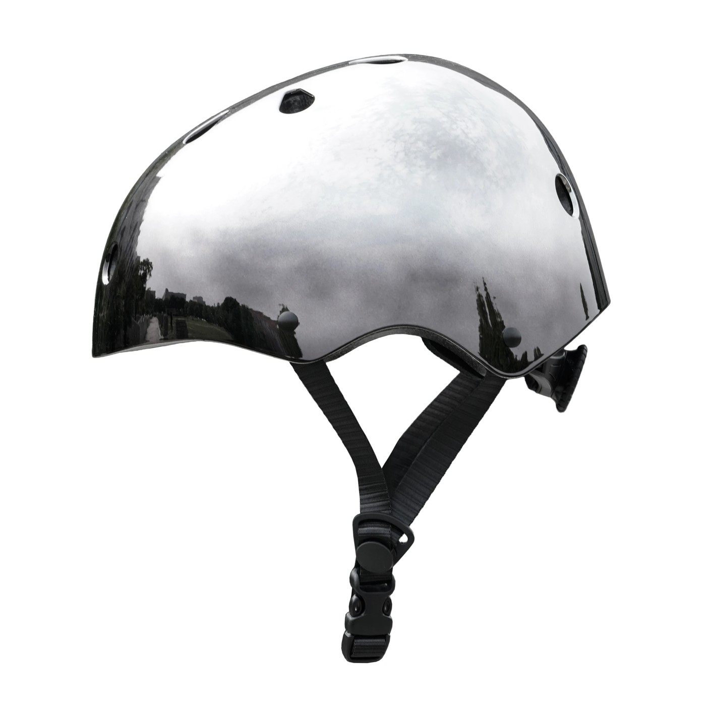 Anko Black/Chrome Multi Sport Helmet 3 of 5