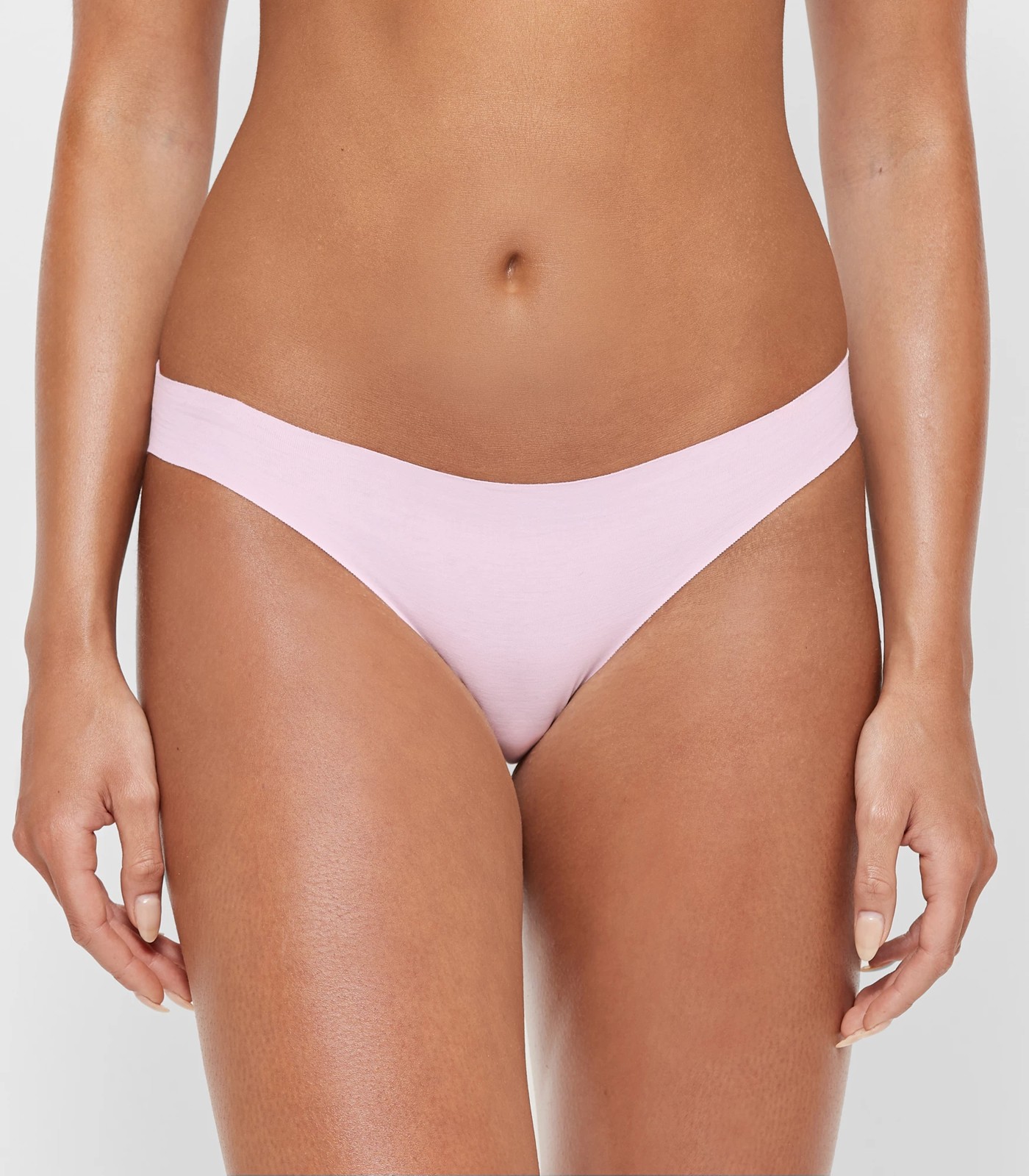 No Show Bikini Briefs - Lily Loves - Candle Pink