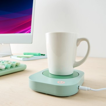 Desktop Mug Warmer, Green - Anko