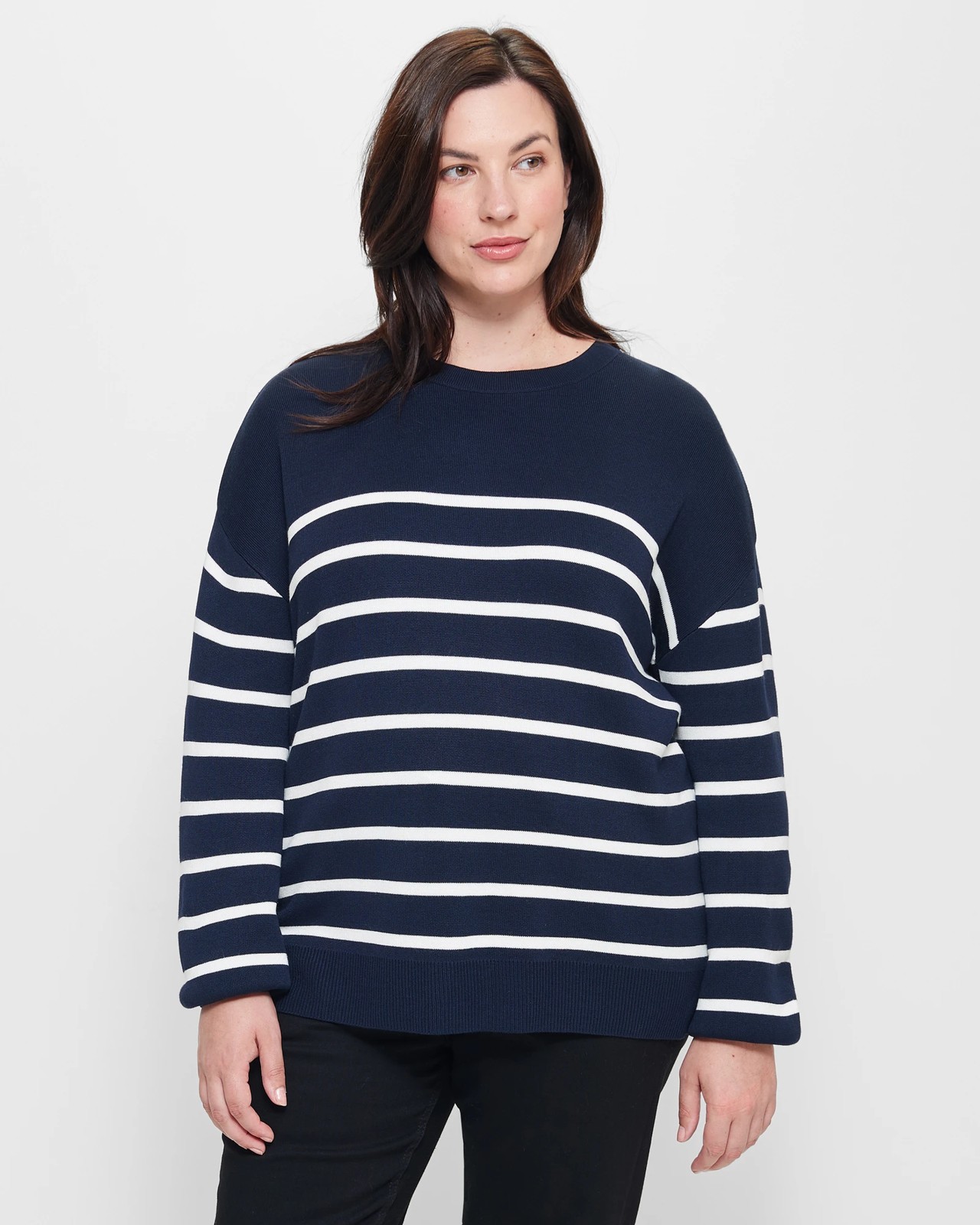 Plus Size Funnel Neck Jumper Target Australia