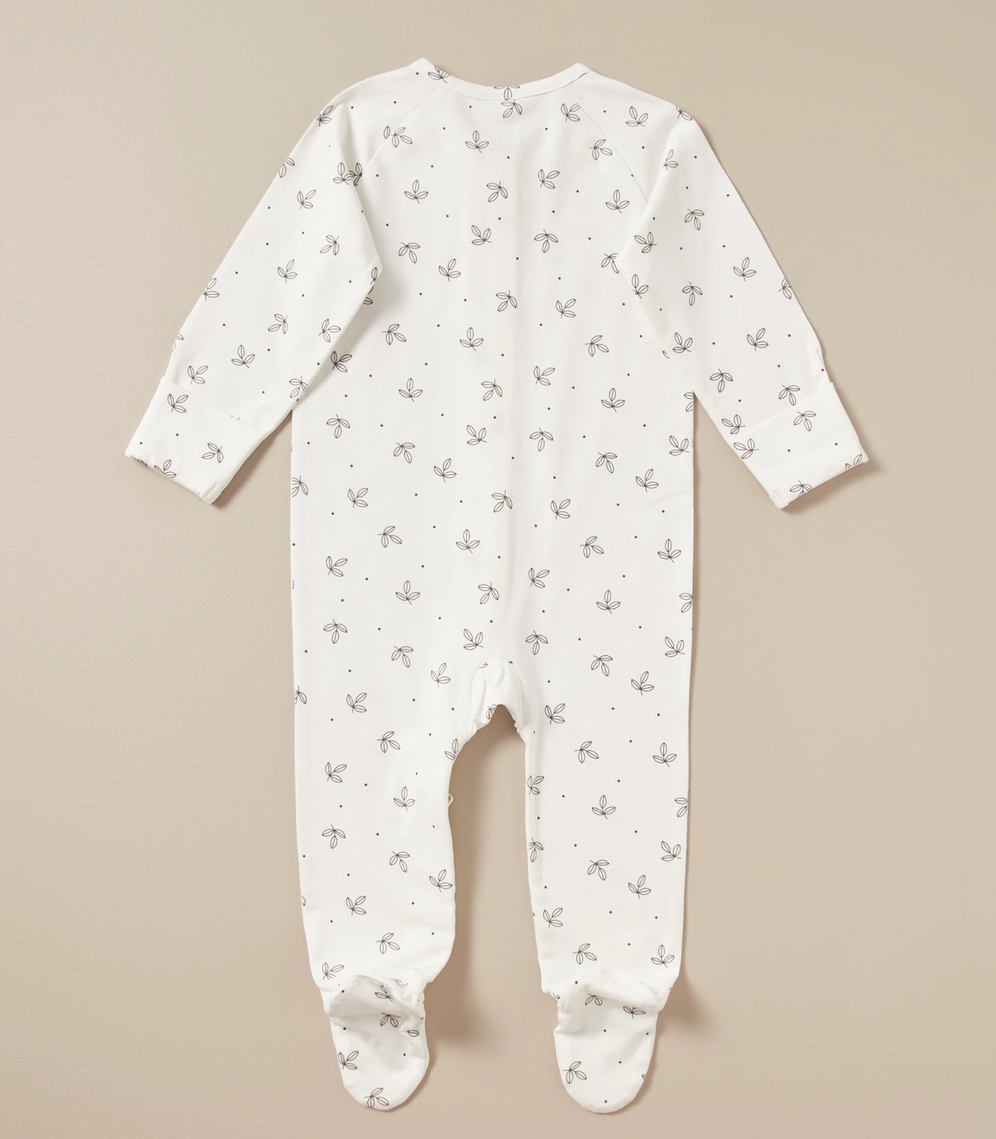 Baby Organic Cotton Rib Zip Coverall 3 of 6