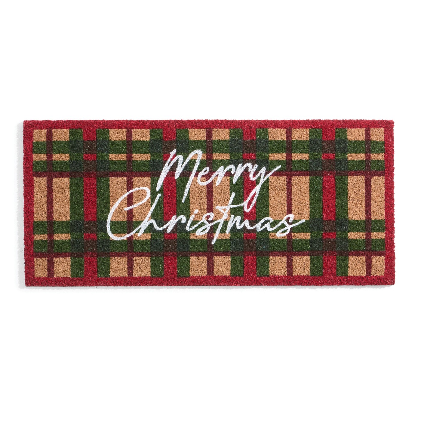 Anko Christmas Plaid Door Mat - 100cm x 45cm 5 of 5