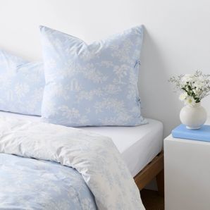 Jardin Toile Floral Australian Cotton European Pillowcase product image