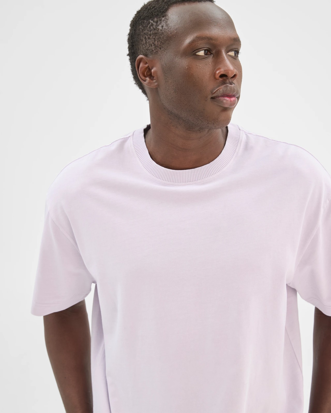 Commons Australian Cotton Boxy Heavyweight Core T-Shirt - Thistle 5 of 5