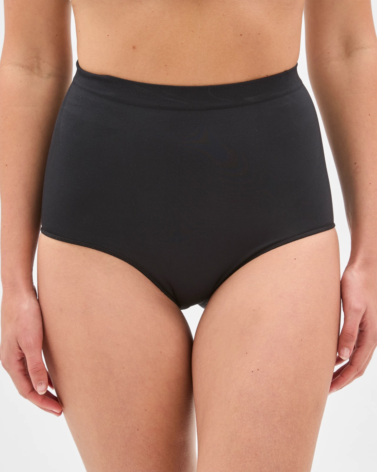 Core Sculpt Mid Waist Full Briefs - Black 2 of 3