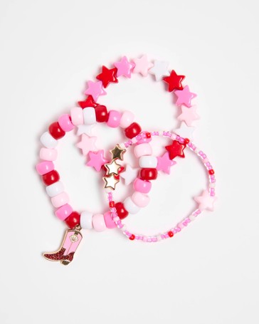 Kids 3 Pack Western Themed Bracelet Set
