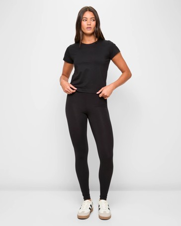 Australian Cotton High Rise Leggings - Lily Loves