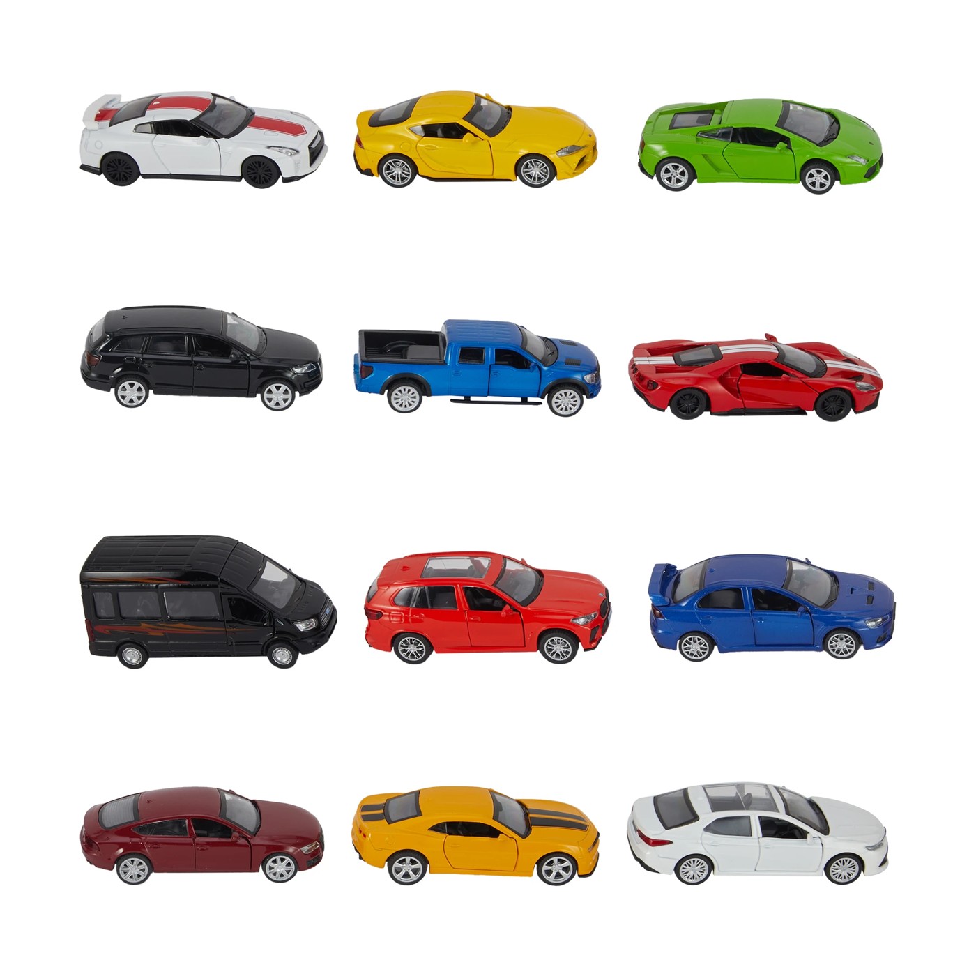 Metal Speed Zone (MSZ) Die Cast Metal Street Series Scale Model Car - Assorted 4 of 6