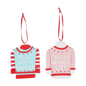 Hand Crafted Jumper Decoration, Assorted - Anko