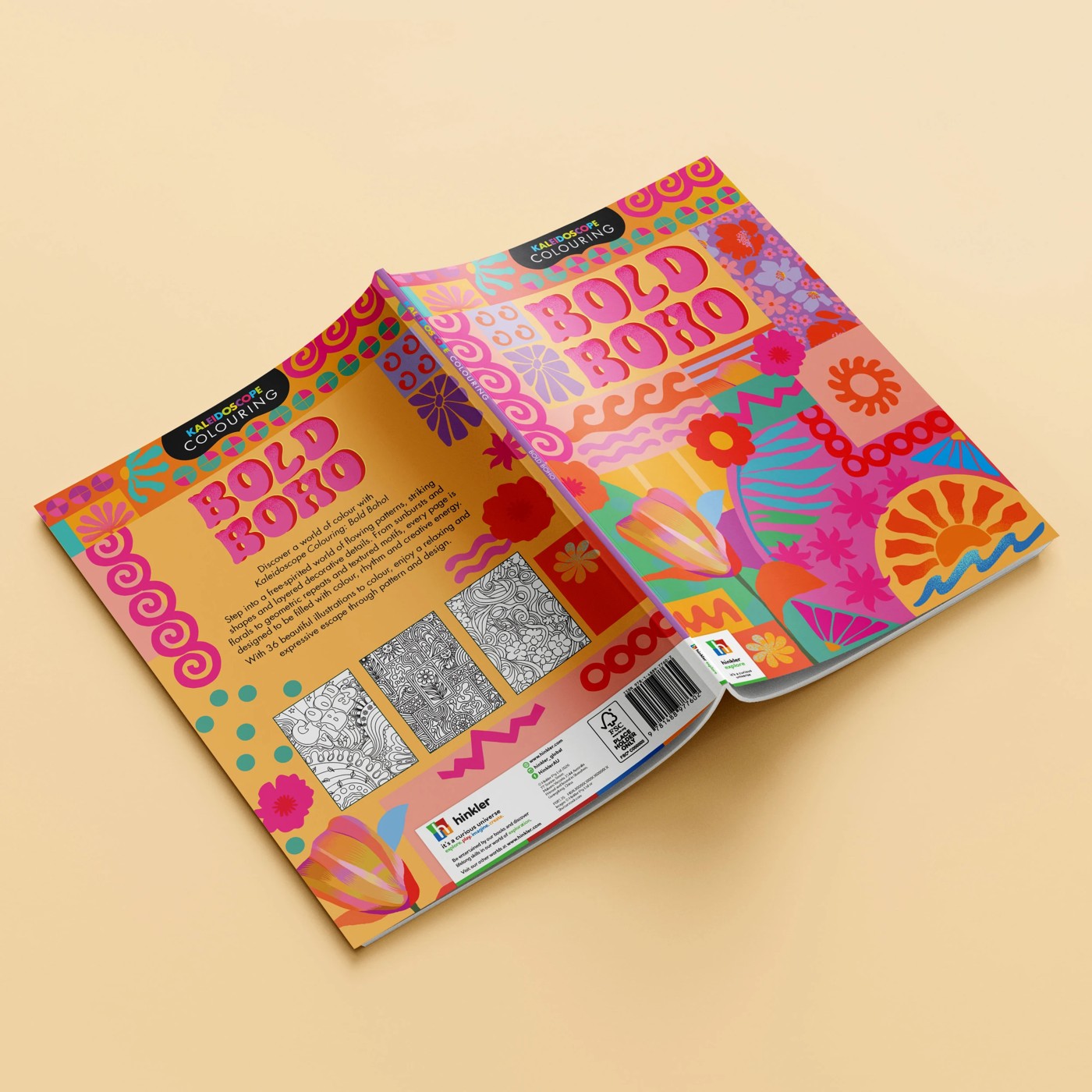 Kaleidoscope Colouring: Bold Boho - Book 5 of 5