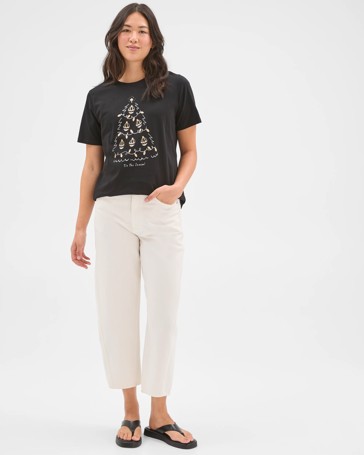 Australian Cotton Printed Christmas T-Shirt