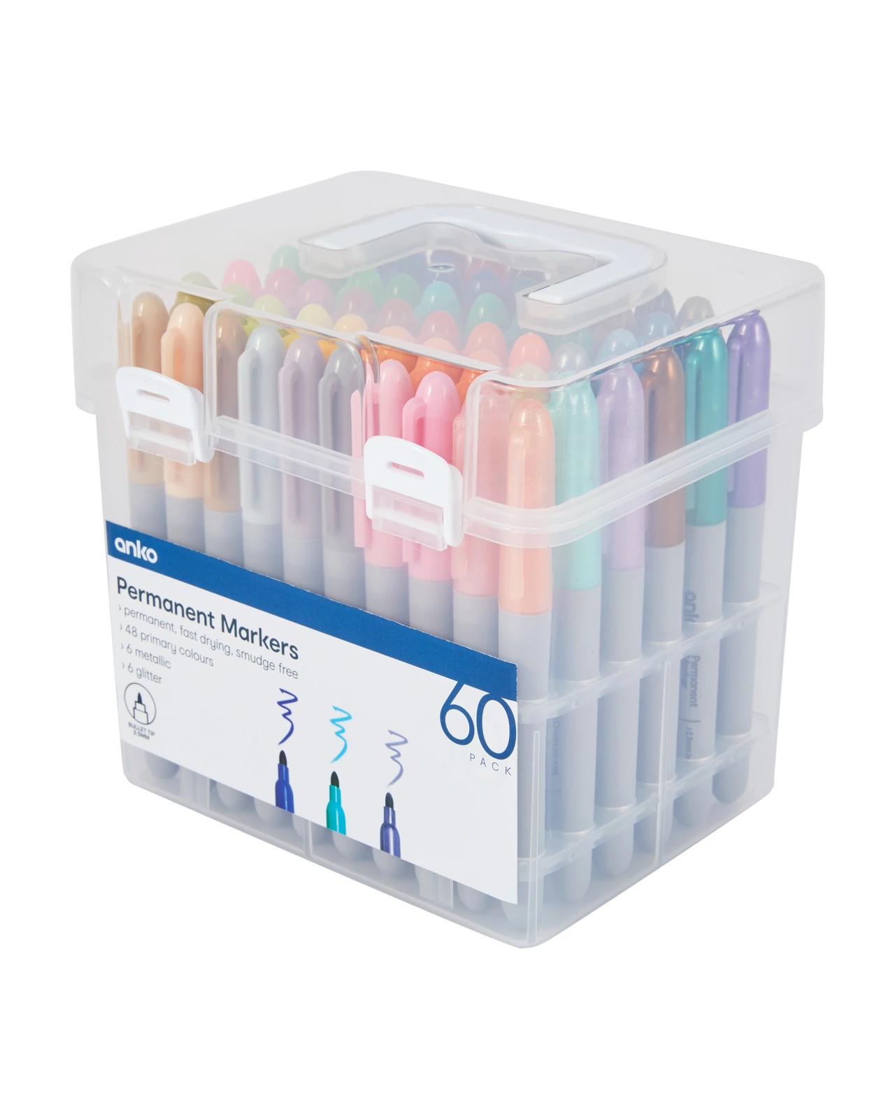 Anko 60 Pack Permanent Markers 3 of 6