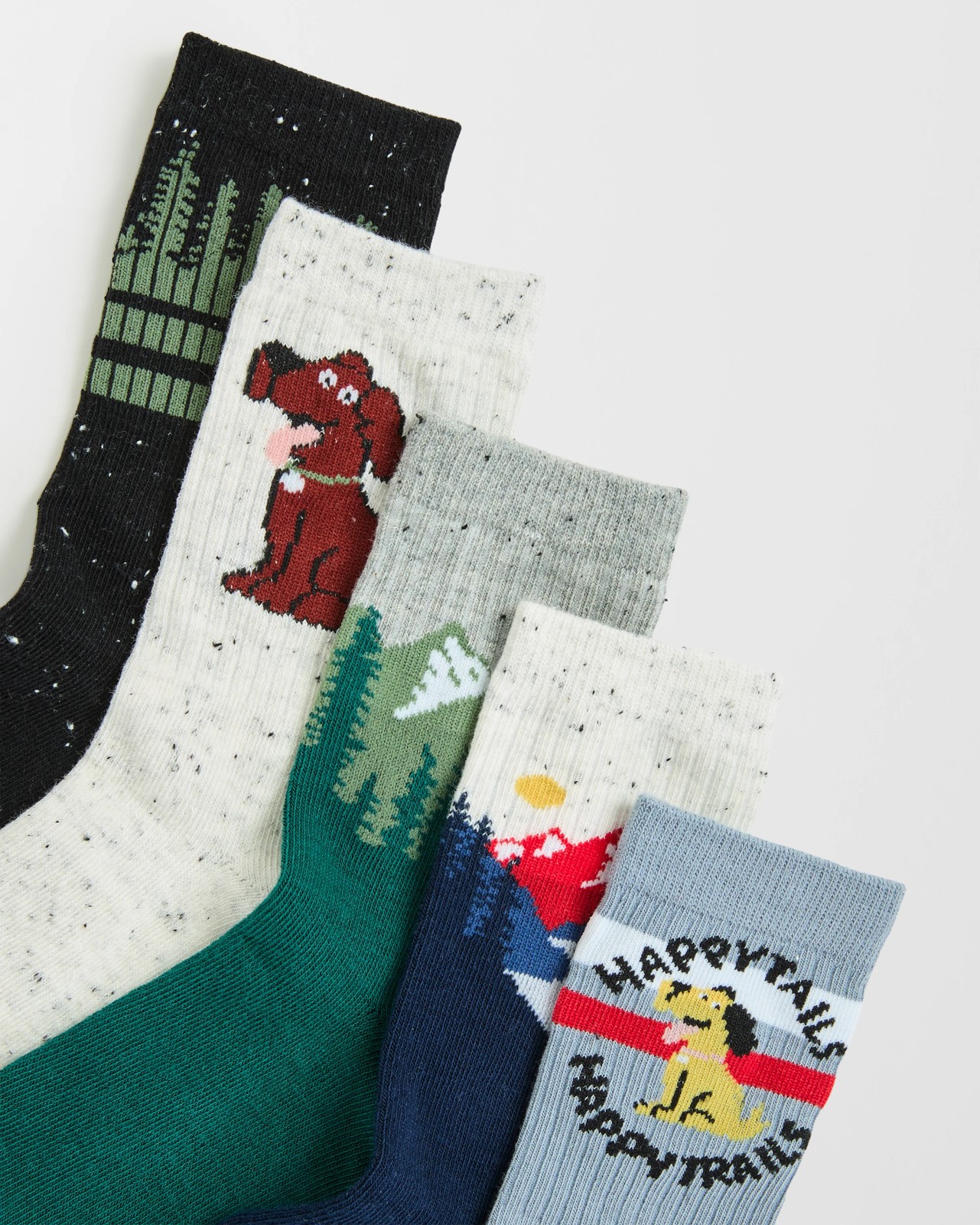 Maxx 5 Pack Boys Crew Socks 2 of 3
