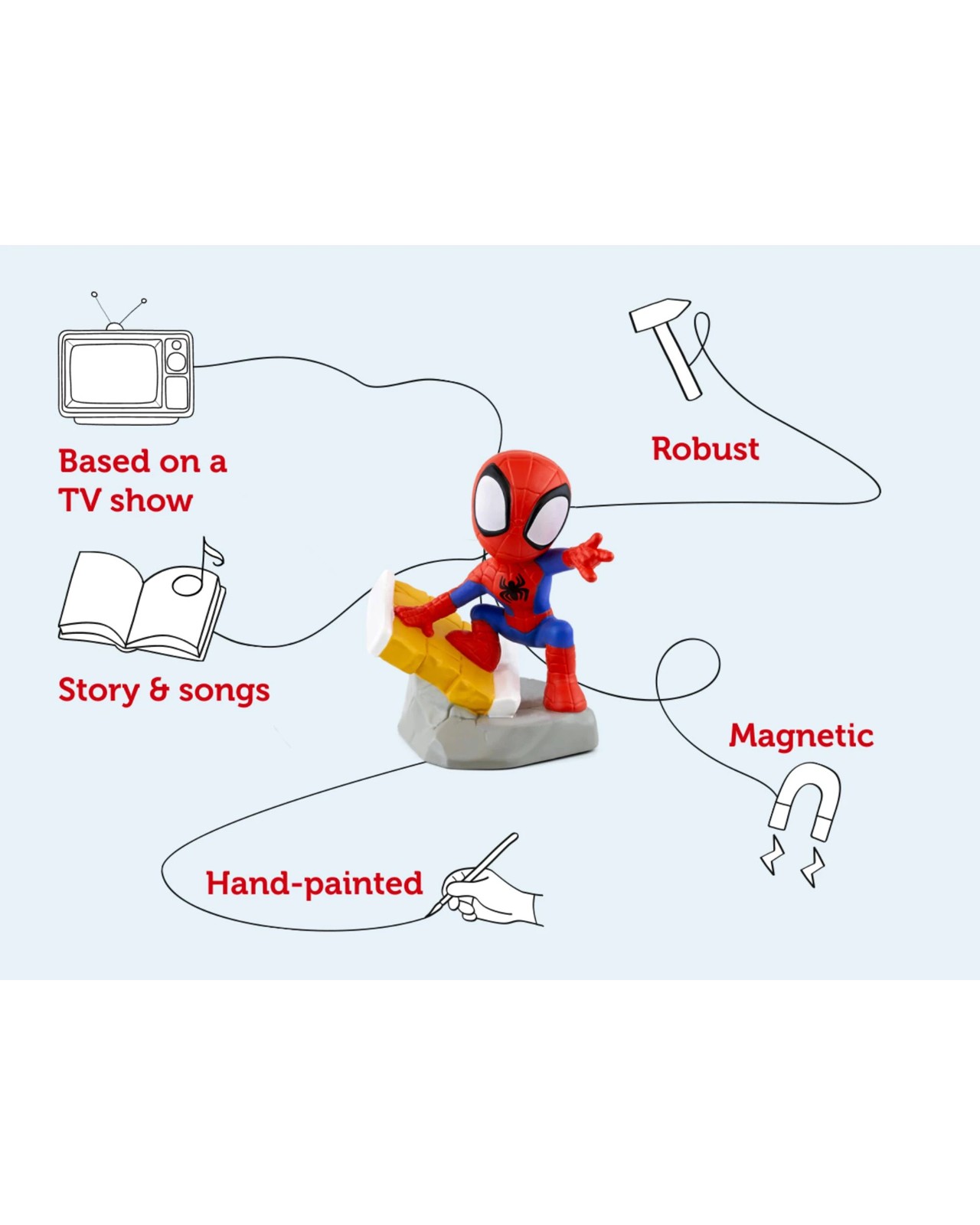 Tonies - Marvel - Spidey & His Amazing Friends: Spidey Tonie Audio Character 3 of 6