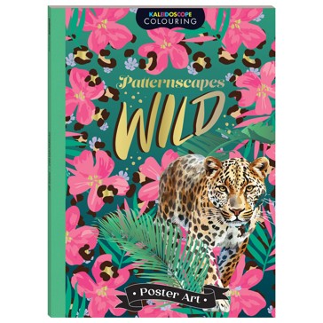 Kaleidoscope Colouring: Patternscapes Wild Poster Art - Book