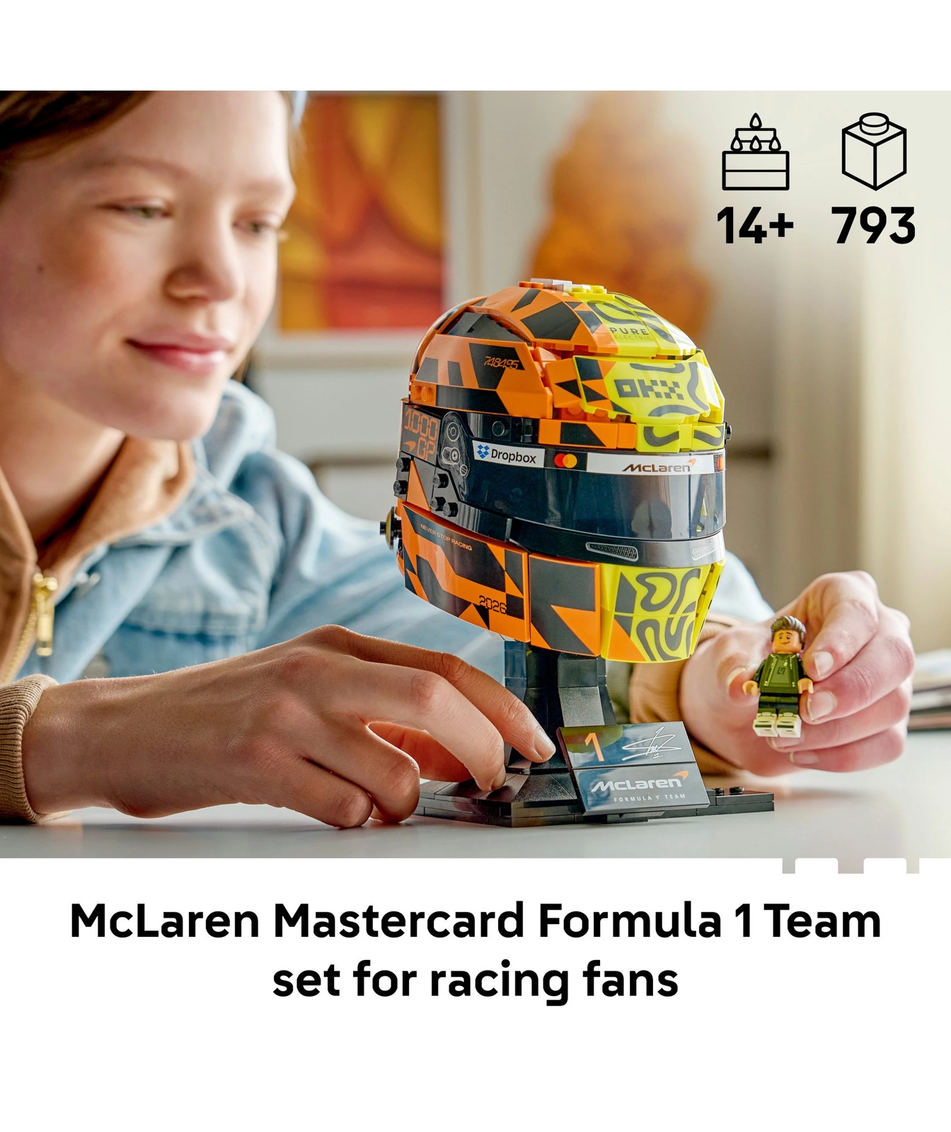 LEGO® Editions McLaren Mastercard F1® Team Lando Norris Helmet 43023 2 of 6