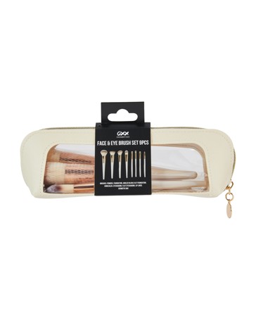 OXX Cosmetics 9 Piece Face and Eye Brush Set