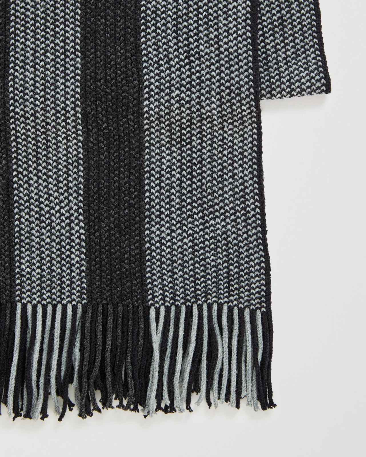 Striped Knit Scarf 2 of 2