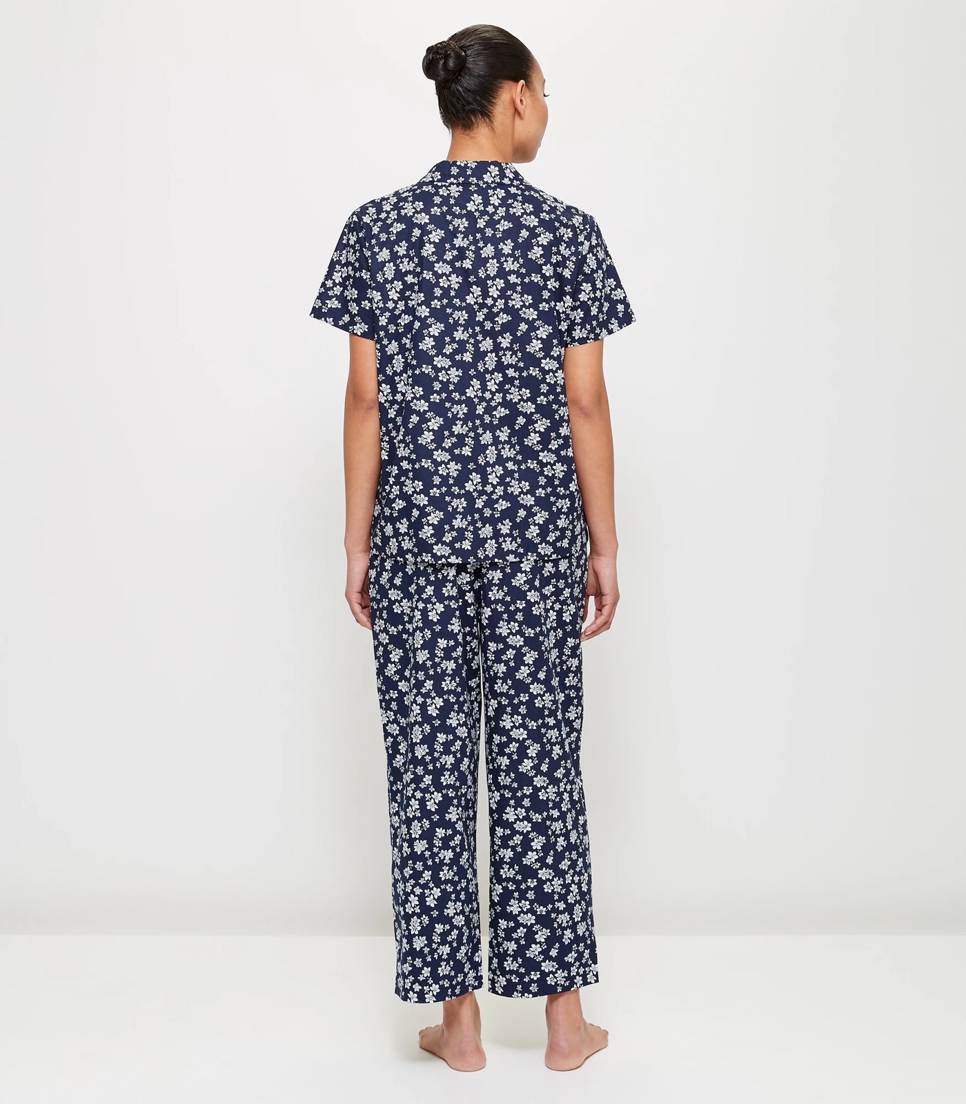 Printed Cotton Poplin Sleep Pyjama Set