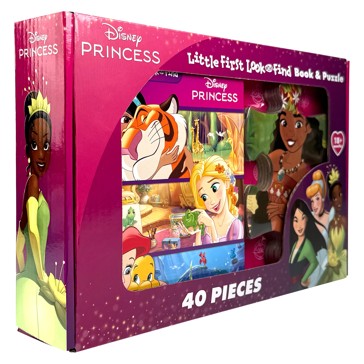 Disney Princess: Little First Look and Find Book and Puzzle Set