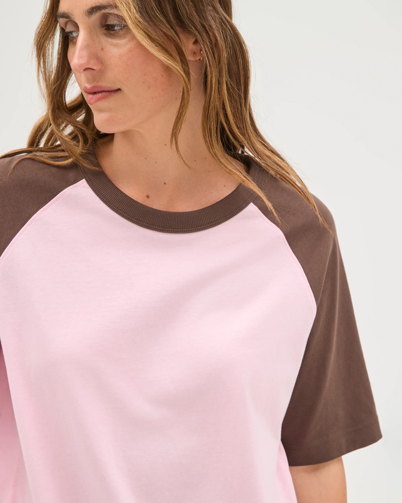 Australian Cotton Raglan Sleeve Boxy T-Shirt 3 of 5