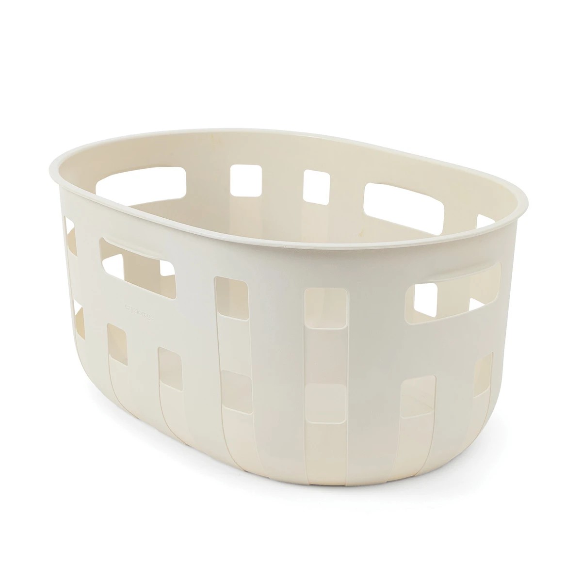 50L Oval Trellis Laundry Basket, Beige - Anko 5 of 6