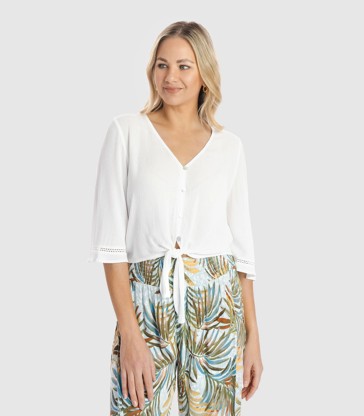 Piping Hot Kimono Blouse
