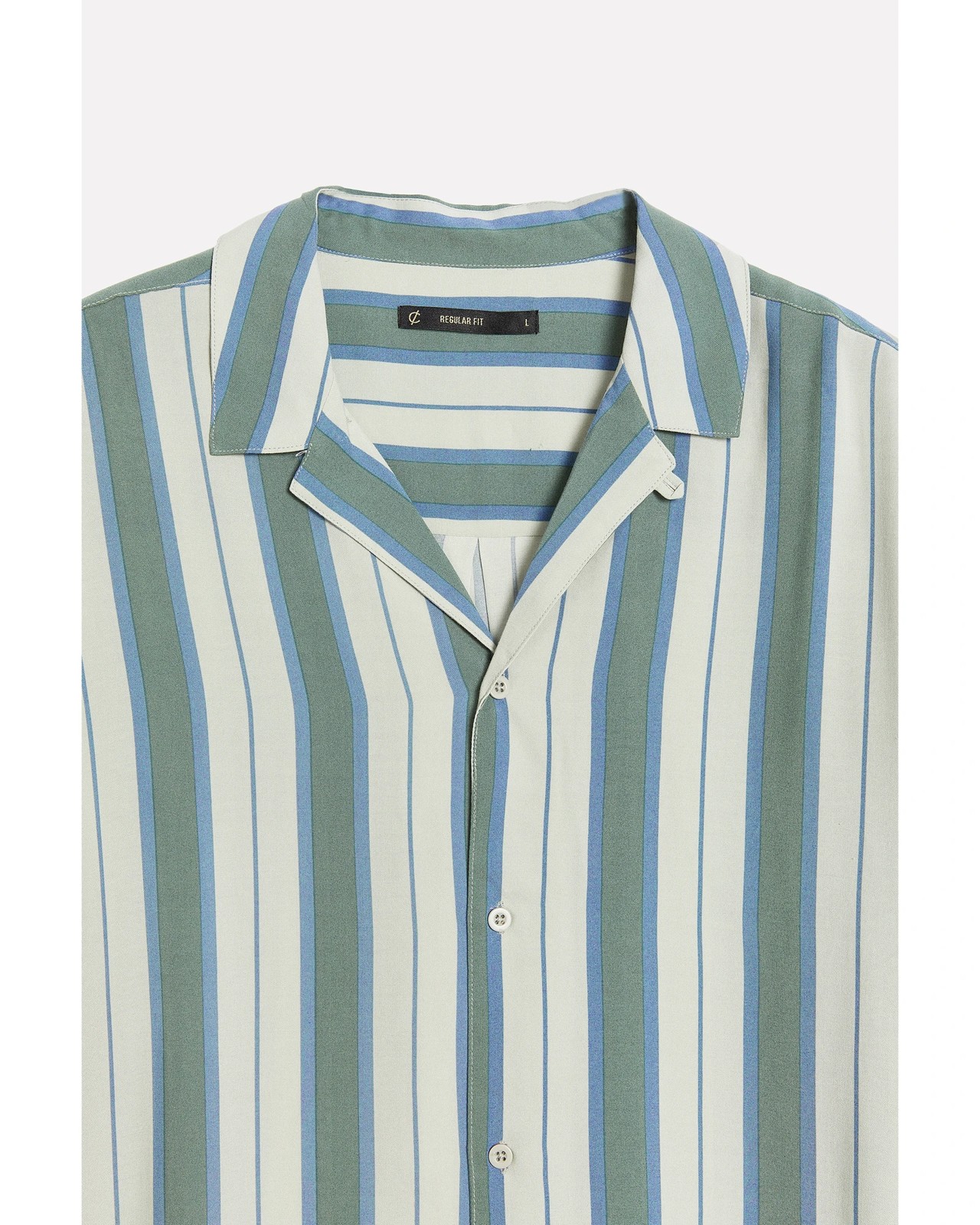 Commons Vertical Stripe Short Sleeve Shirt