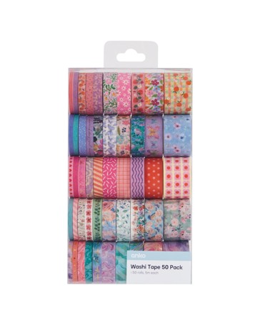 Anko 50 Pack Washi Tapes