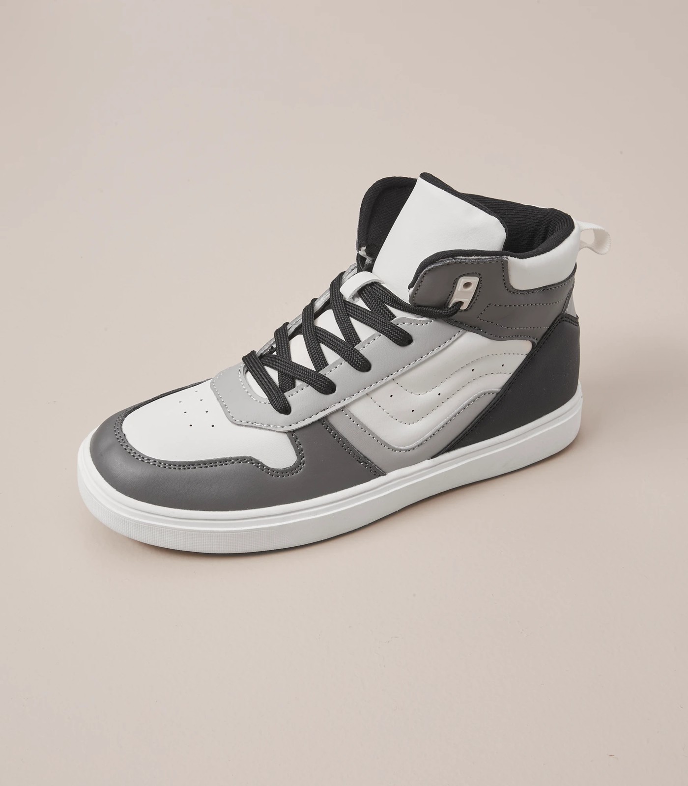 Kids Senior PU High Top Sneakers Target Australia