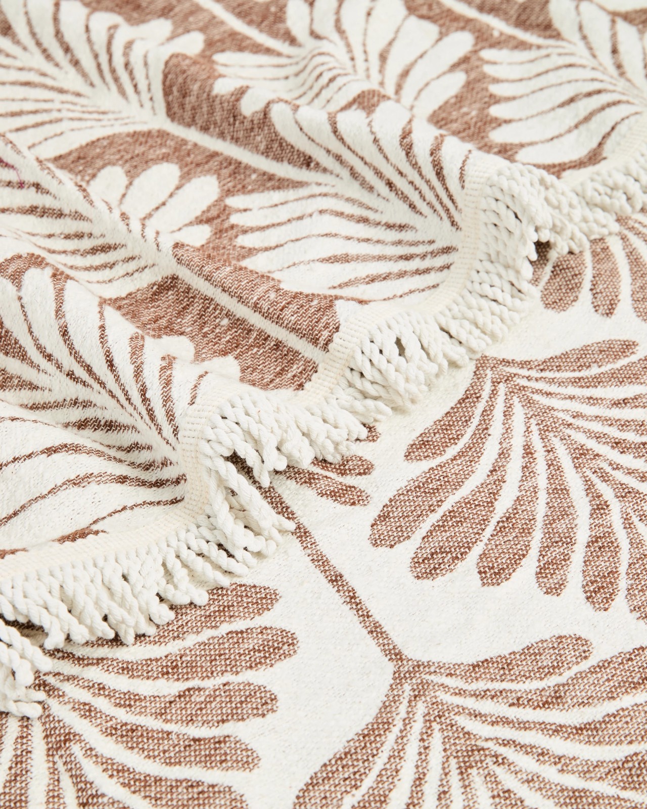 Chenille Jacquard Throw - Tiramisu 2 of 3