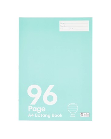 Anko A4 Botany Book - 96 Pages