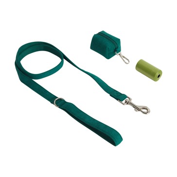 Pet Corduroy Lead and Poo Bag Holder - Anko