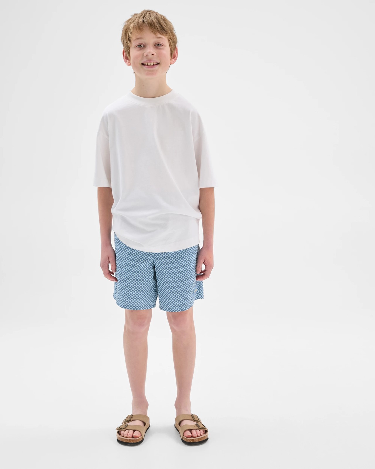 Australian Cotton Seersucker Shorts - Blue 2 of 6