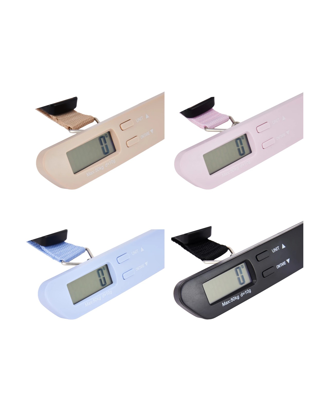 Anko Digital Travel Scales- Assorted 5 of 6
