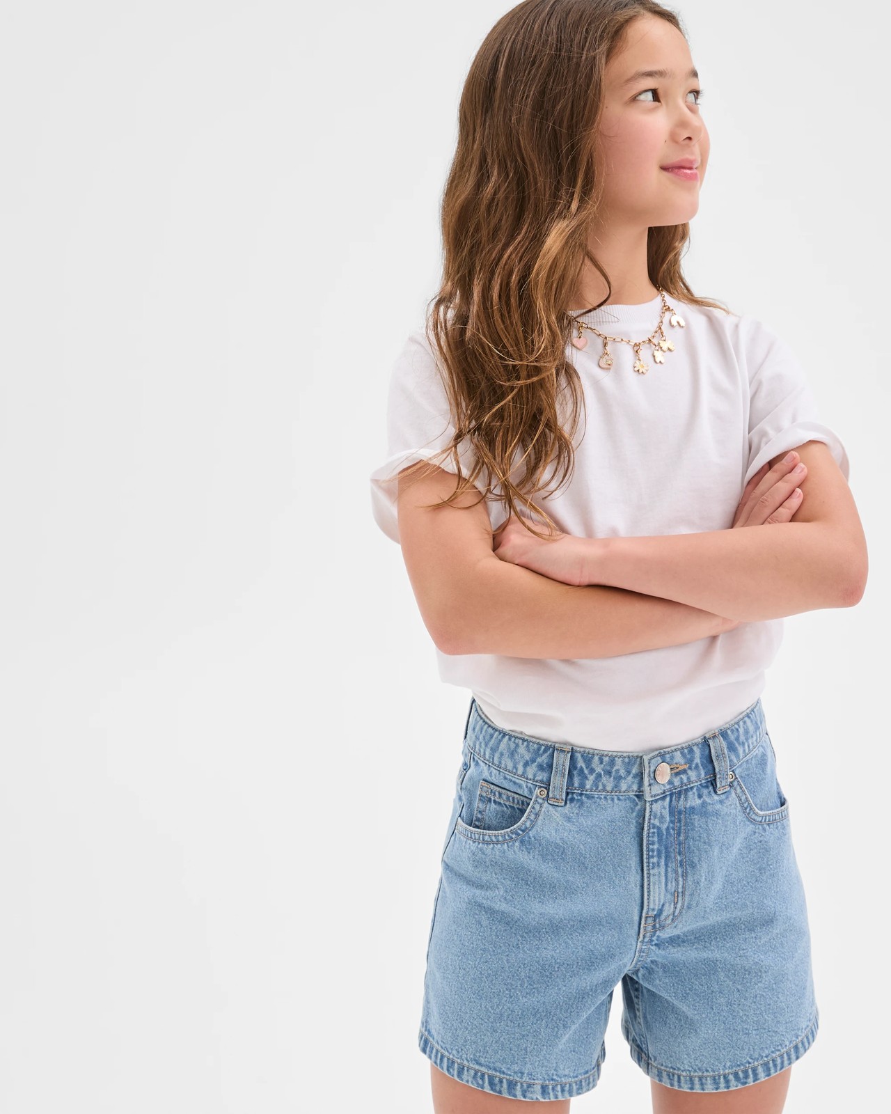 Short Length Denim Shorts 2 of 6