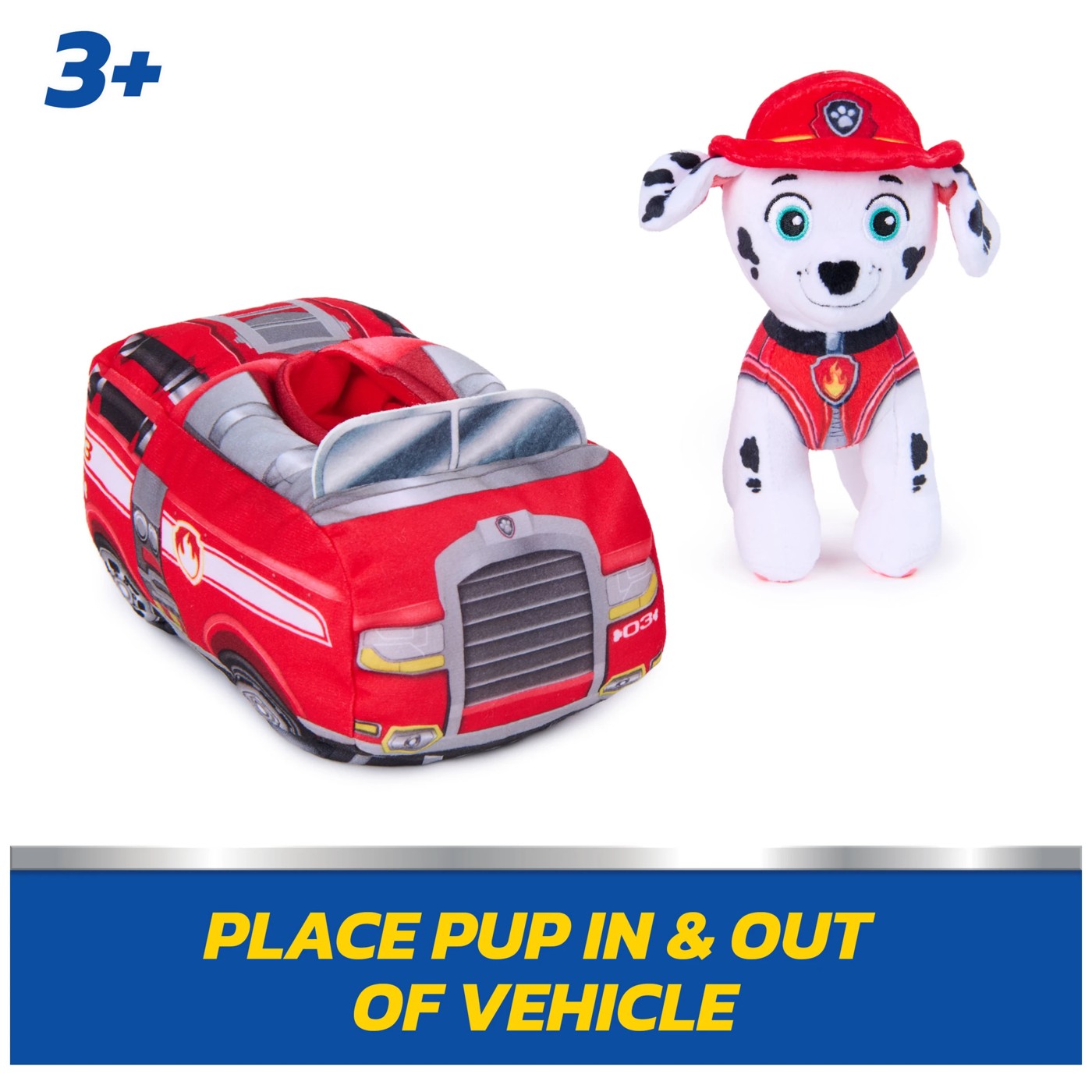Paw Patrol 2-in-1 Rescue Marshall Plush 5 of 6