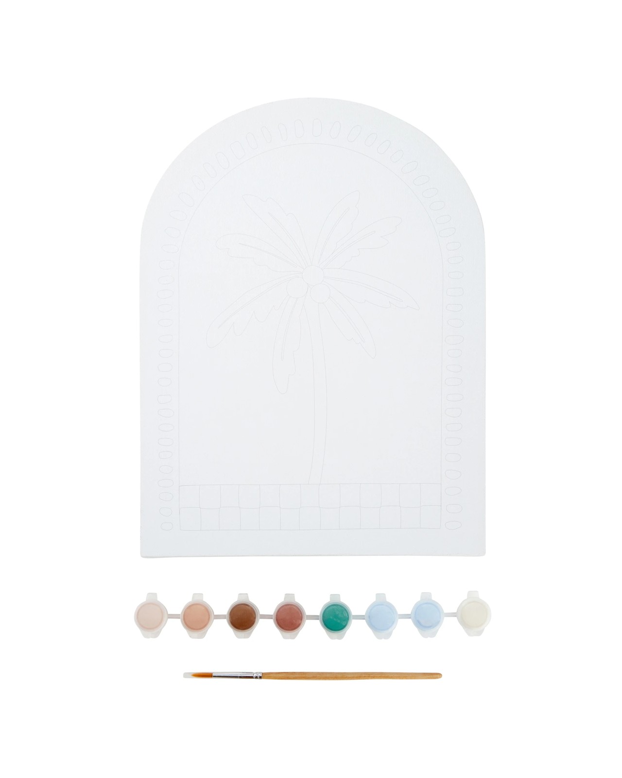 Anko Paint Your Own Canvas Art Kit - Palm 2 of 3