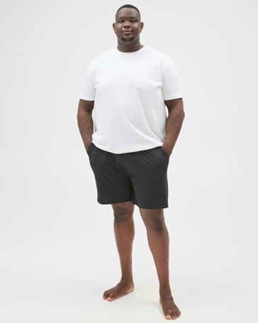 Maxx Plus Size Australian Cotton Jersey Knit Sleep Shorts