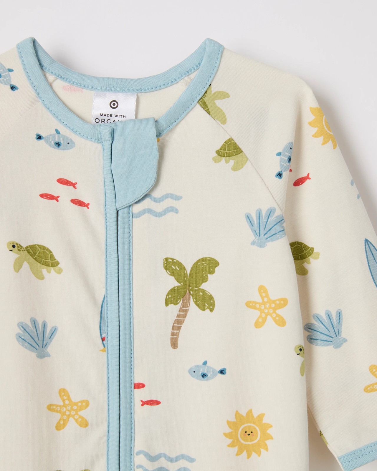 Baby Organic Cotton Footless Coverall 4 of 5