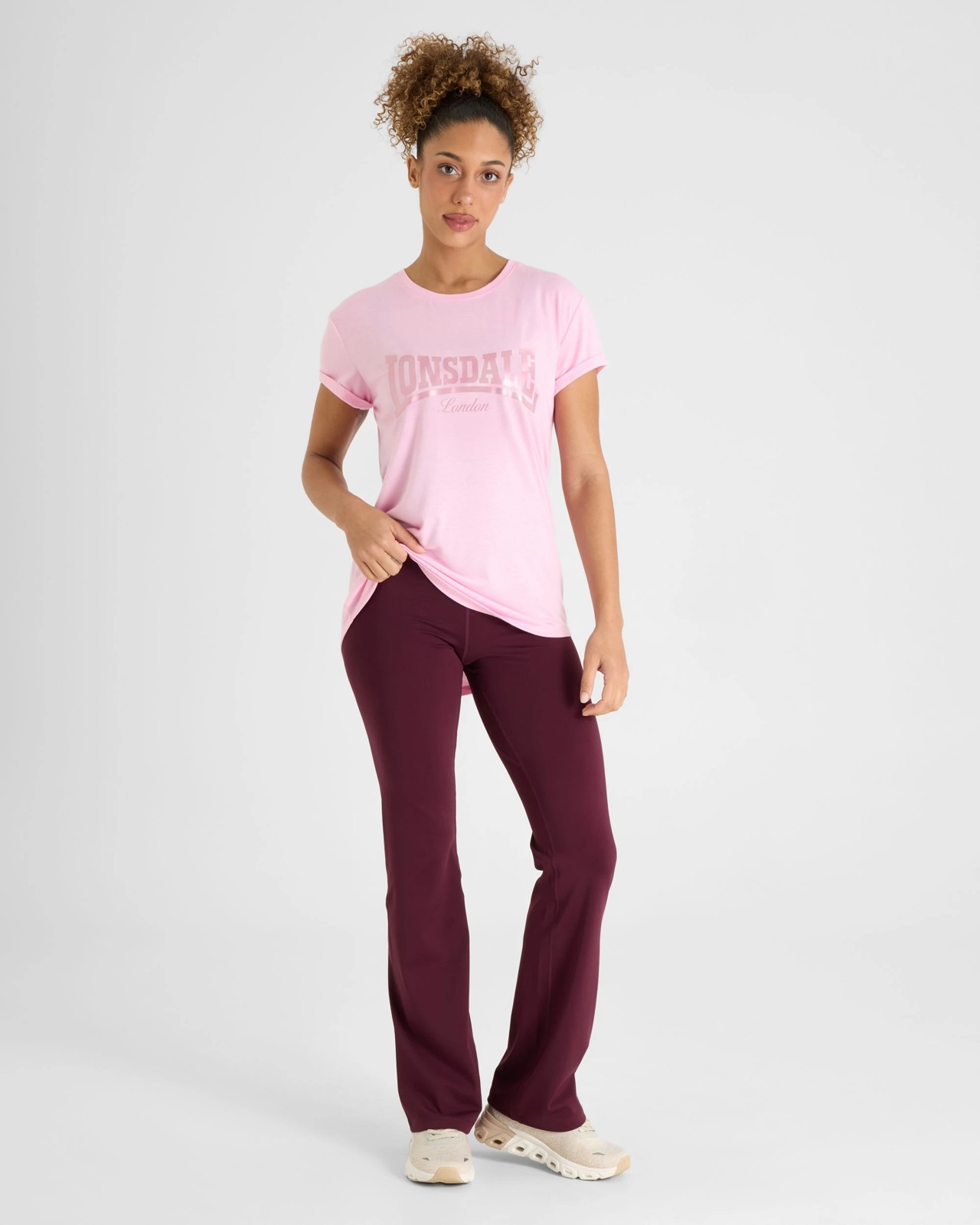 Lonsdale London Malden Core T-Shirt - Bloom 4 of 4