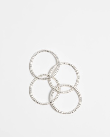 4 Pack Metal Waterfall Bracelets