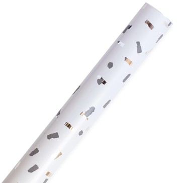 Hallmark Gift Wrap Roll - Silver Metallic