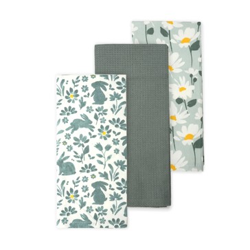 3 Pack Easter Tea Towels - Anko