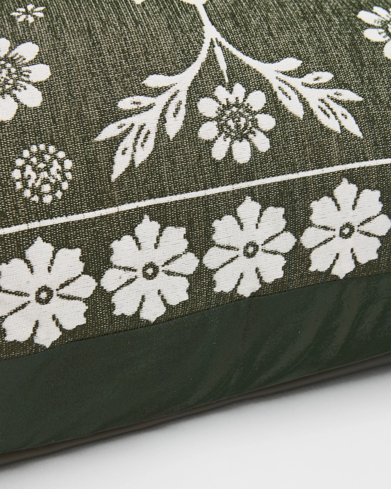 Dixie Boho Chenille European Pillowcase - Olive 2 of 4