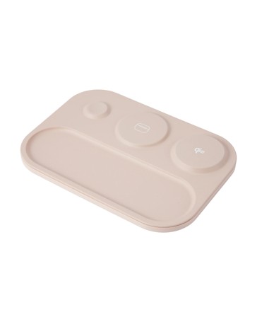 Anko 3-in-1 Wireless Charger Tray - Beige