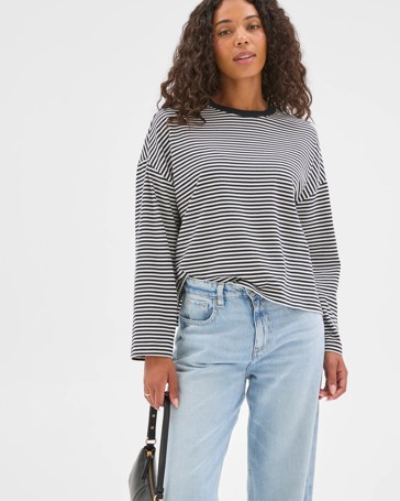 Australian Cotton Long Sleeve Heavyweight Oversized T-Shirt