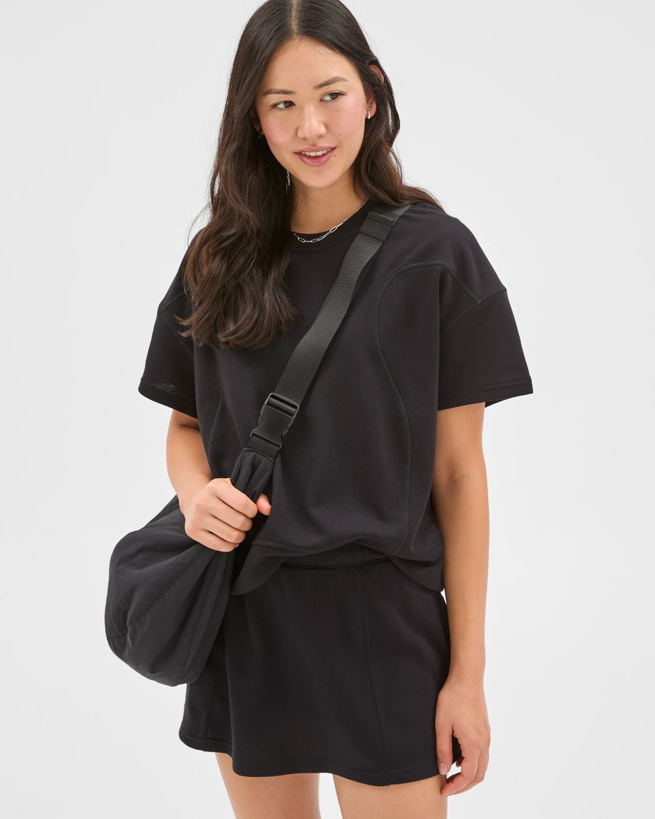 Active Australian Cotton Blend Knit T-Shirt - Black 2 of 5