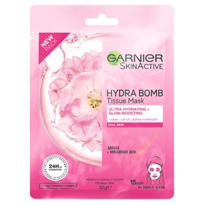 Garnier SkinActive Hydra Bomb Tissue Mask 32g - Sakura & Hyaluronic Acid product image