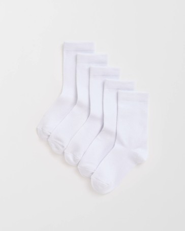 Maxx Bamboo 5 Pack Crew School Socks